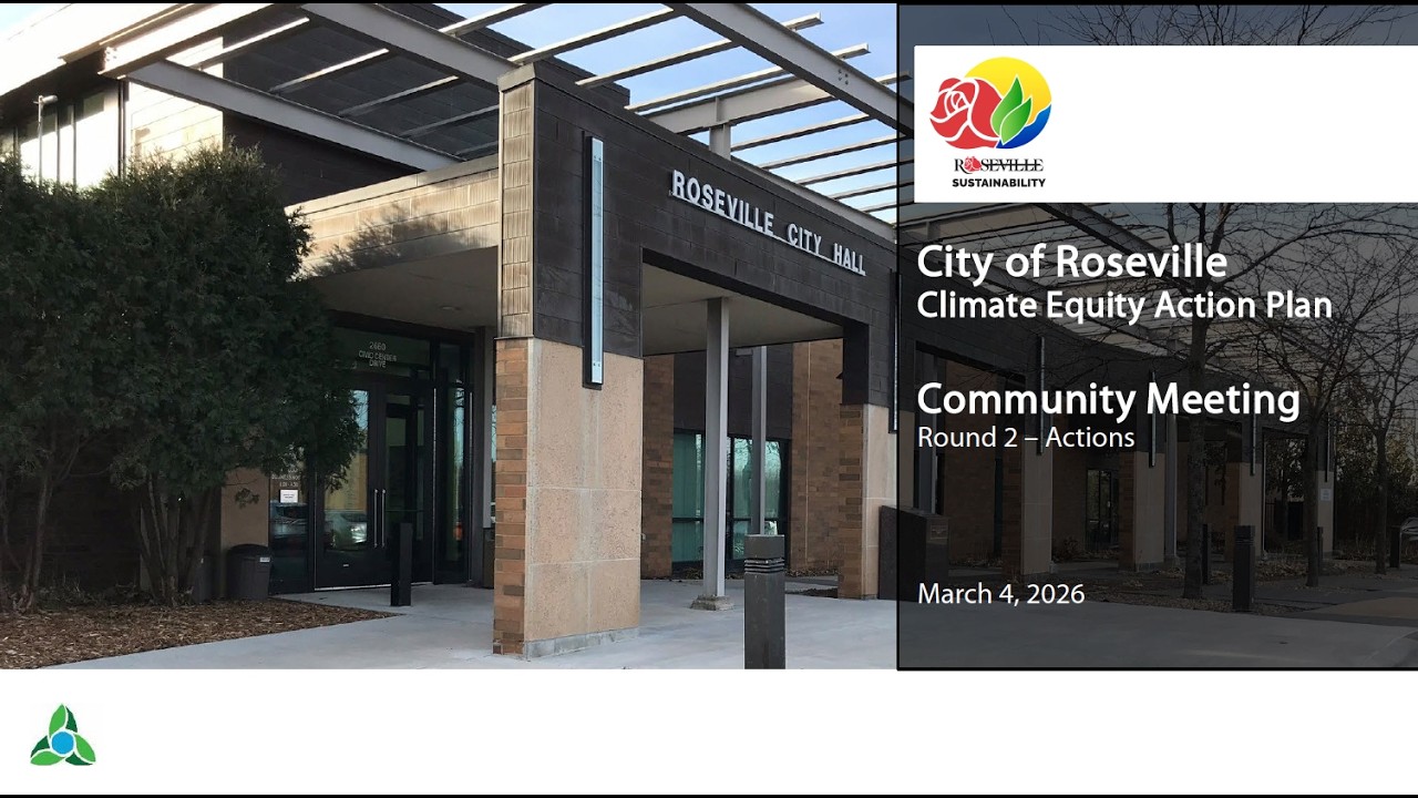 Roseville Climate Equity Action Plan 3/4/2026