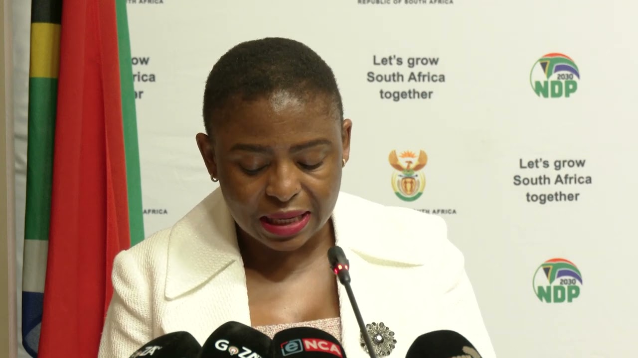 Minister Khumbudzo Ntshavheni briefs media on outcomes of Cabinet meeting #PostCabinet #GovZAUpdates