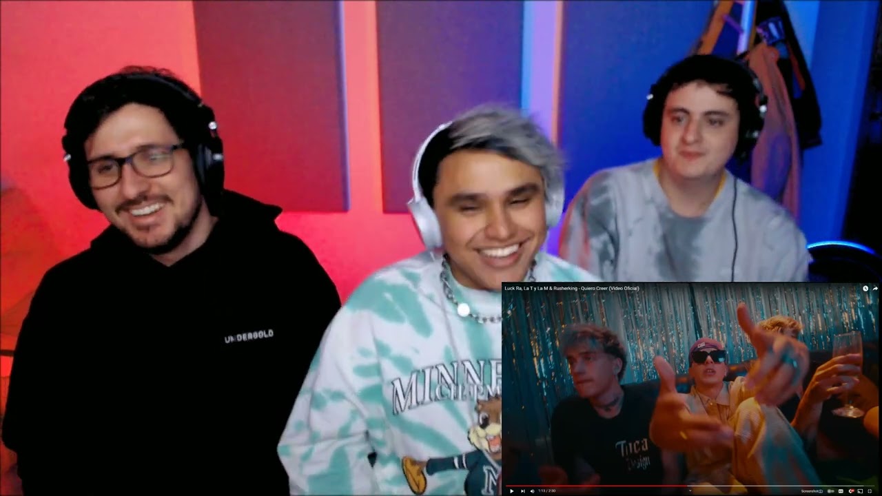 [Reacción] Luck Ra, La T y La M & Rusherking - Quiero Creer (Video Oficial) | ANYMAL LIVE 🔴
