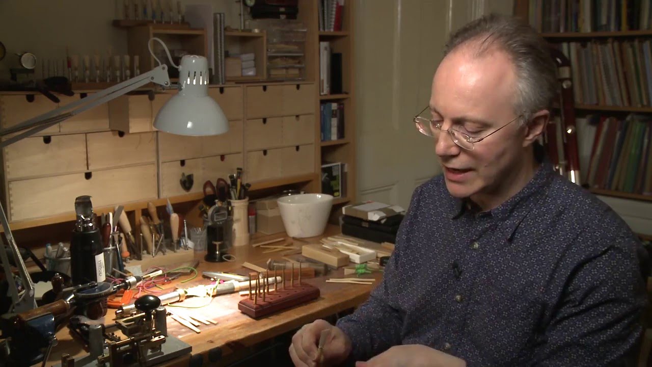 How to Make a Bassoon Reed 8 - making a reed from Gouged Shaped and Profiled Cane
