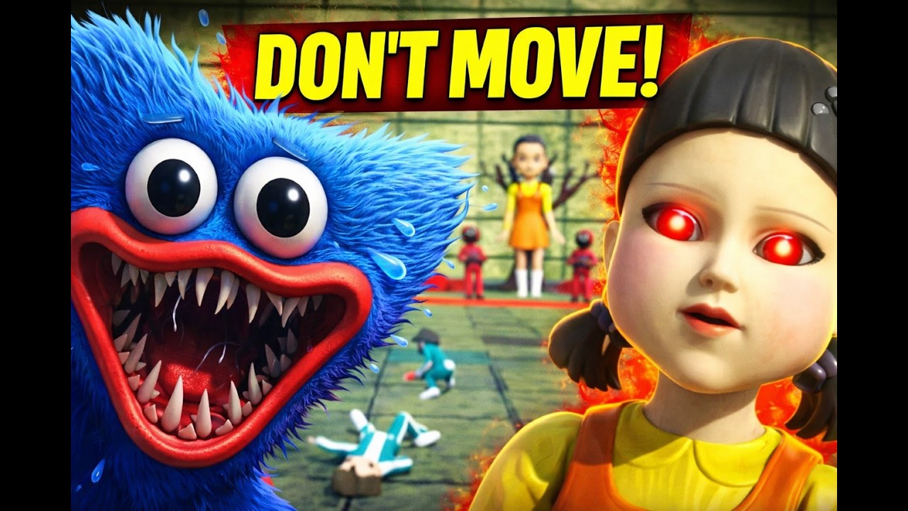  अबे रूक जा 🤣😆तेरे बाप का माल है किया 😡👽👹👺 Light Green Light Game #SquidGame#RedLightGr#HuggyWuggy