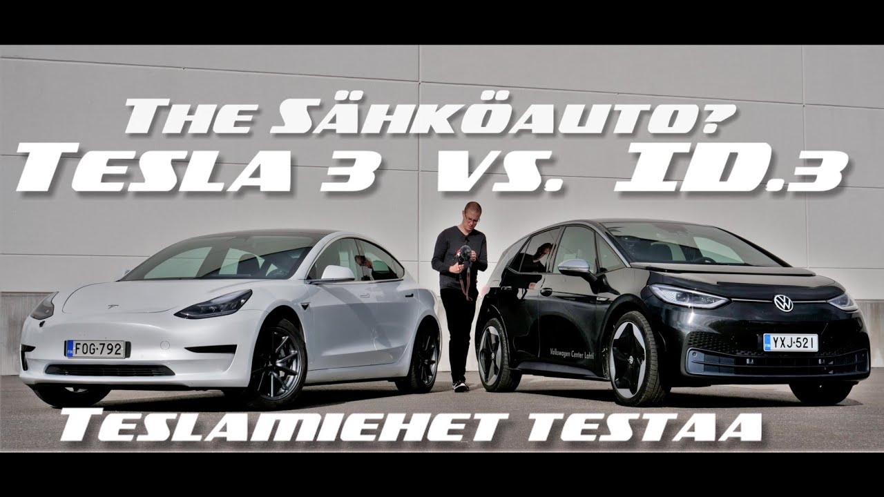 31. Teslamiehet testaa: Tesla 3 SR+ vs ID.3 1st Max