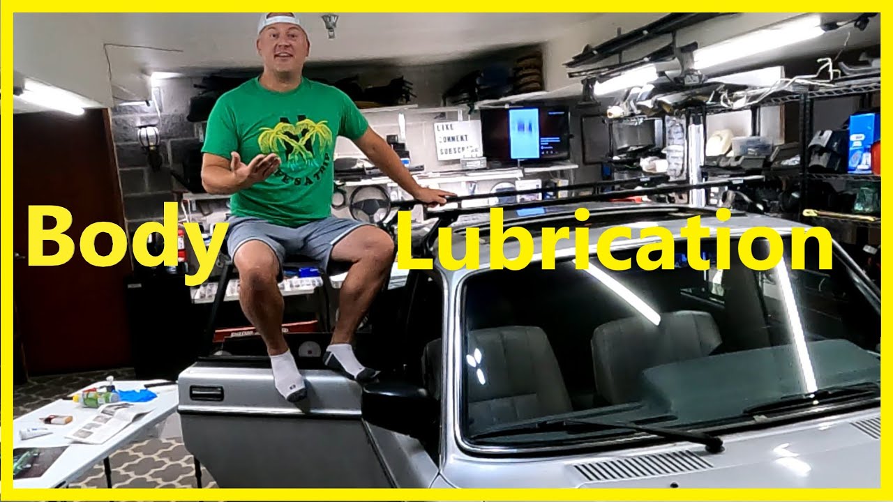 Body Lube 💦Annual Recommended Volvo 240 Body Lubrication @volvo240life#volvo #volvoforlife