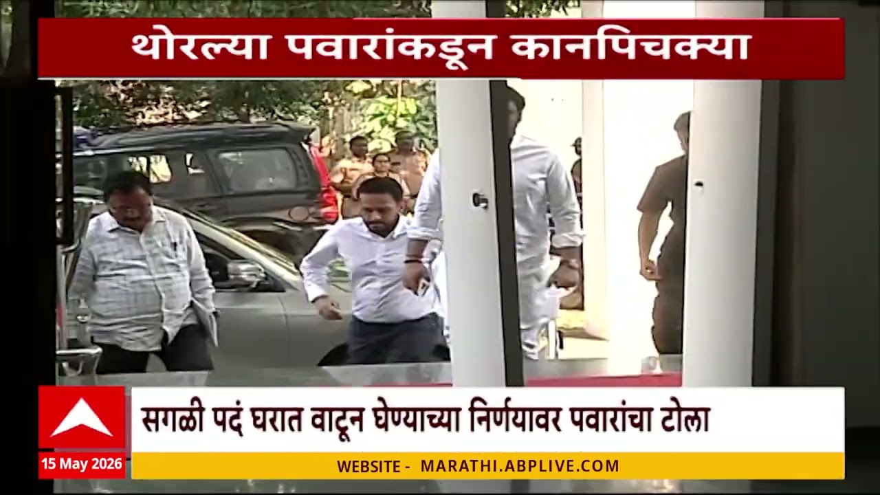 Sharad Pawar On Jay Pawar And Parth Pawar : पदं मिळालेले सगळे जनाधार असलेले नेते - शरद पवार
