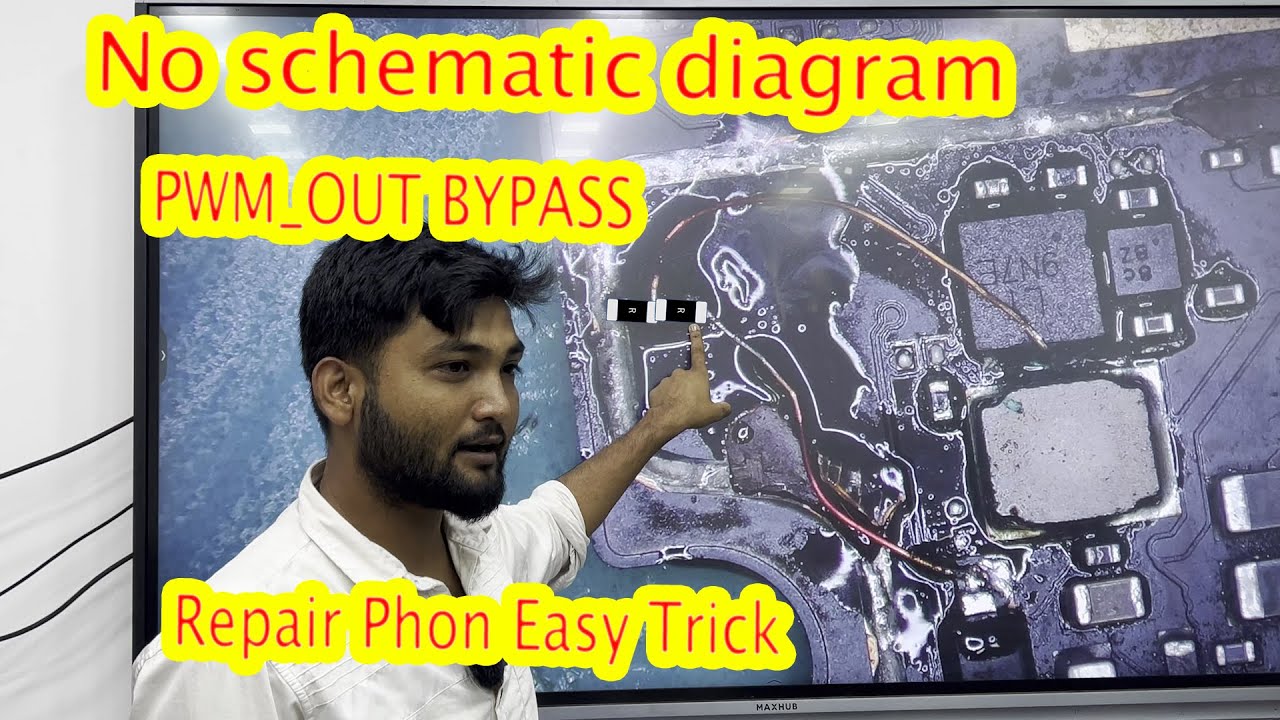 without schematic diagram phon repair light problem