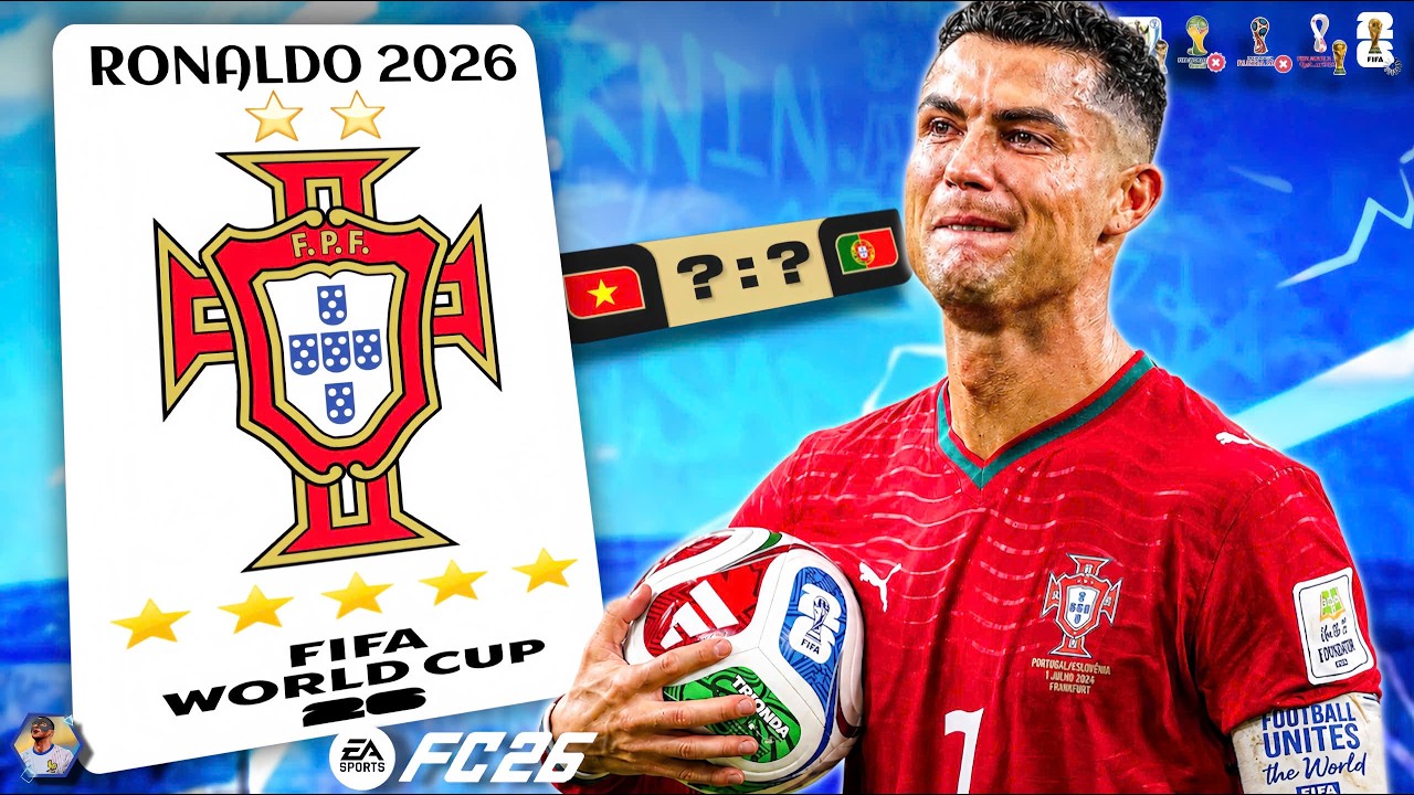 T&Ocirc;I VIẾT LẠI SỰ NGHIỆP WORLD CUP CỦA RONALDO TRONG FC 26 | TẬP CUỐI