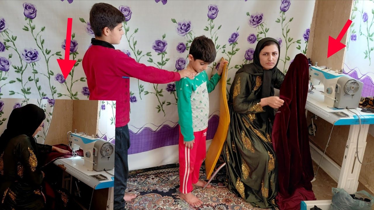 Life is hard for Sakineh and her children. She turns their lives around with the help of sewing.