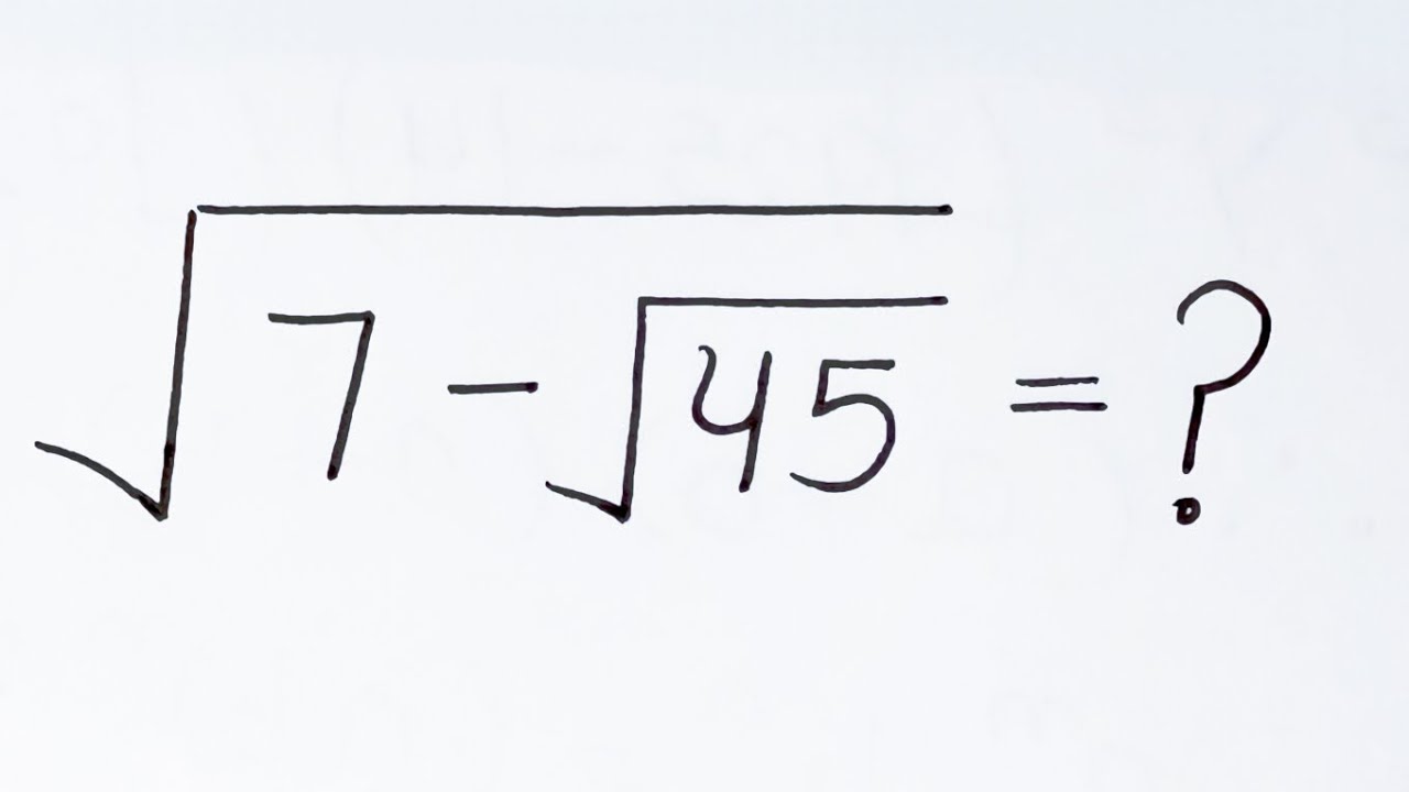 A tricky math olympiad question  | Calculator Not Allowed | Turn in Quadratic equation | competitive