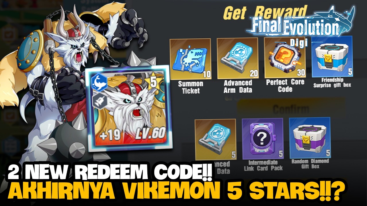 2 NEW CODE!! AKHIRNYA VIKEMON BINTANG 5 JUGA!! - Digimon The Final Evolution Digi