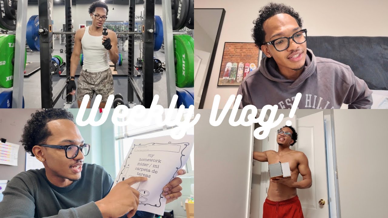 Weekly Vlog! Week In My Life + Work + Gym + Shaving + Unboxing + More | Jordan Xavier