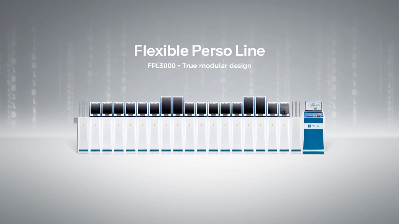 PIOTEC FPL3000 | Modular Smart Card Personalization Line Built for Scalable & Secure Issuance