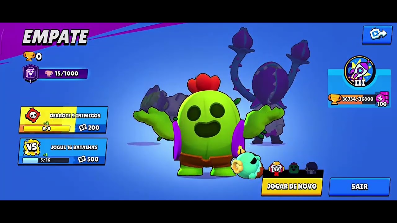 Spike tentando superar minhas vitórias seguidas do Edgar! 🌵 | Brawl Stars (Parte 1)