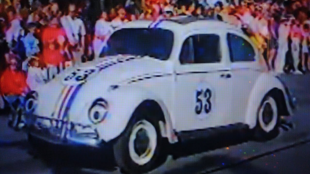 Every appearance of Herbie The Love Bug in the Walt Disney world Christmas Day parade