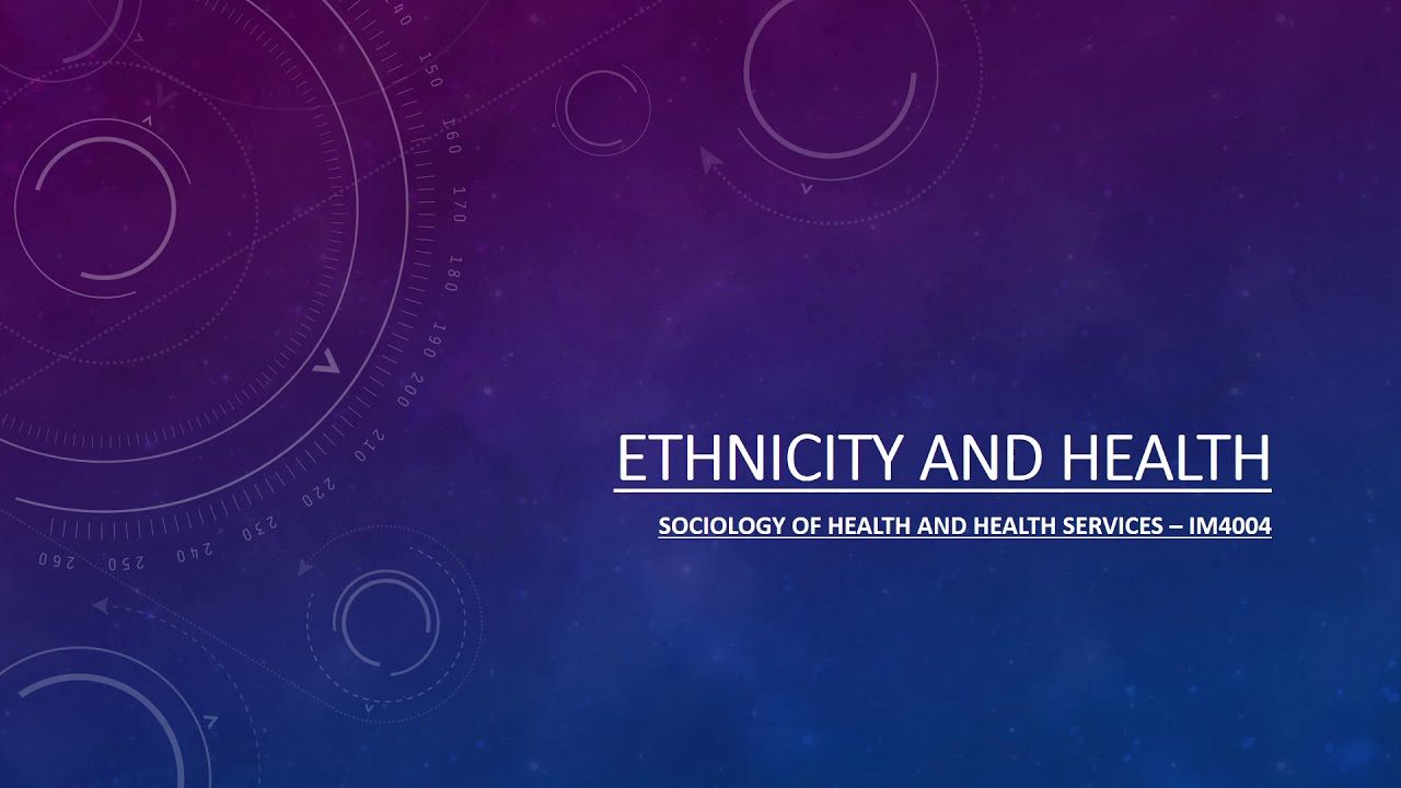 Ethnicity and Health Inequalities PowerPoint