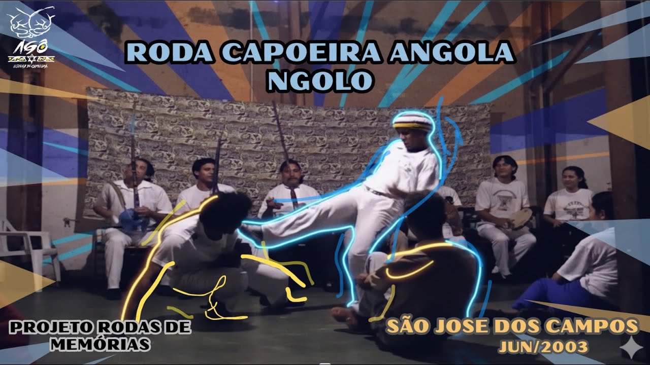 Roda de Capoeira Angola NGOLO, Junho 2003, SJCampos-SP