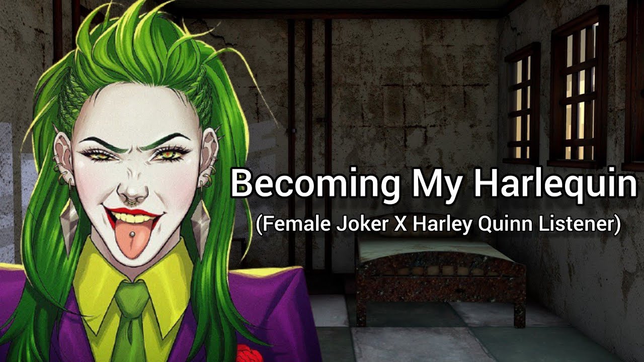 Becoming My Harlequin! (Female Joker X Harley Quinn Listener) (Lesbian ASMR Audio Roleplay) (F4F)
