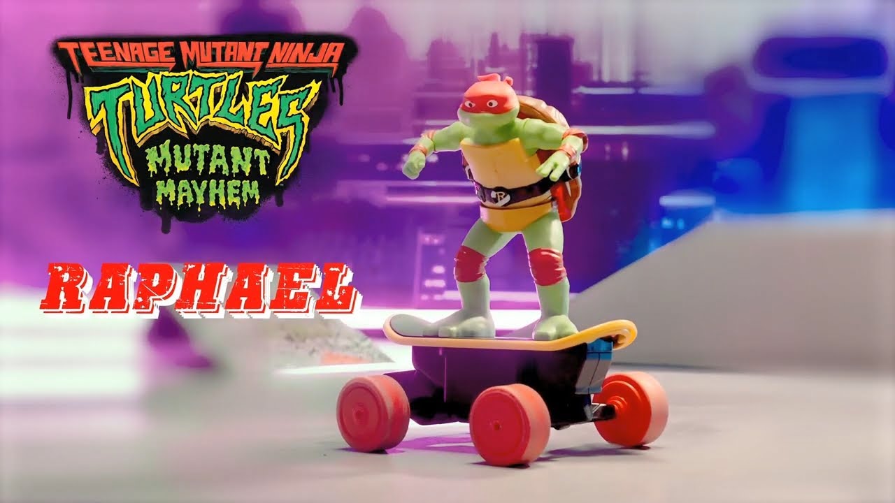 TMNT 2023 NEW REMOTE CONTROL SKATEBOARD TOY - Raphael - Teenage Mutant Ninja Turtles: Mutant Mayhem