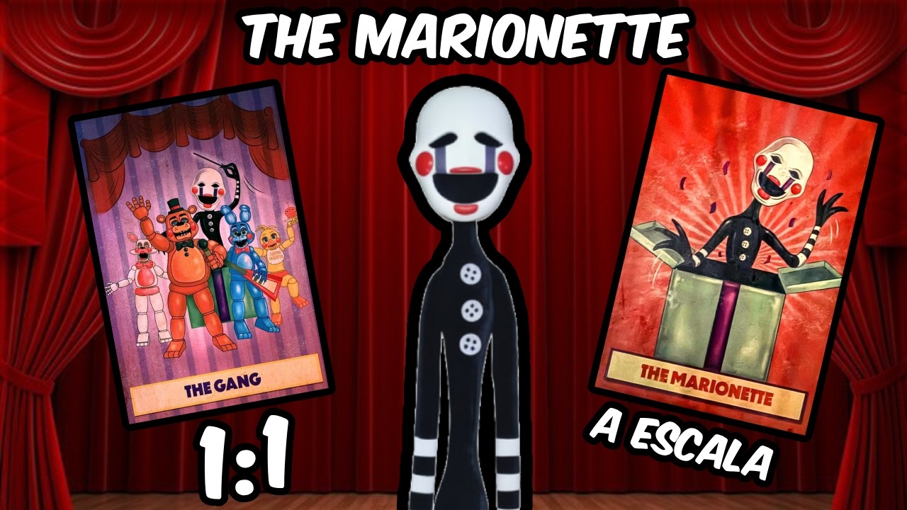 peluche/marioneta de Marionette de fnaf2 la película #parati #fnaf #cosplay #2026 #puppet #fnaf2