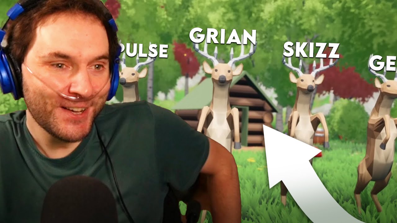 PLAYING OH DEER WITH THE HERMITS! w/ Grian, Skizz, Impulse, and Gem