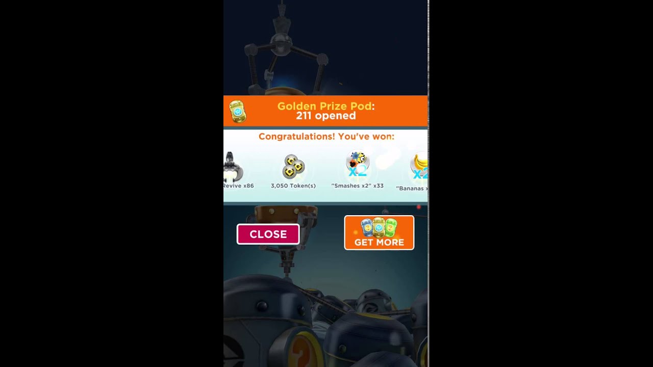 Despicable Me: Minion Rush - Opening 200x Golden Prize Pod