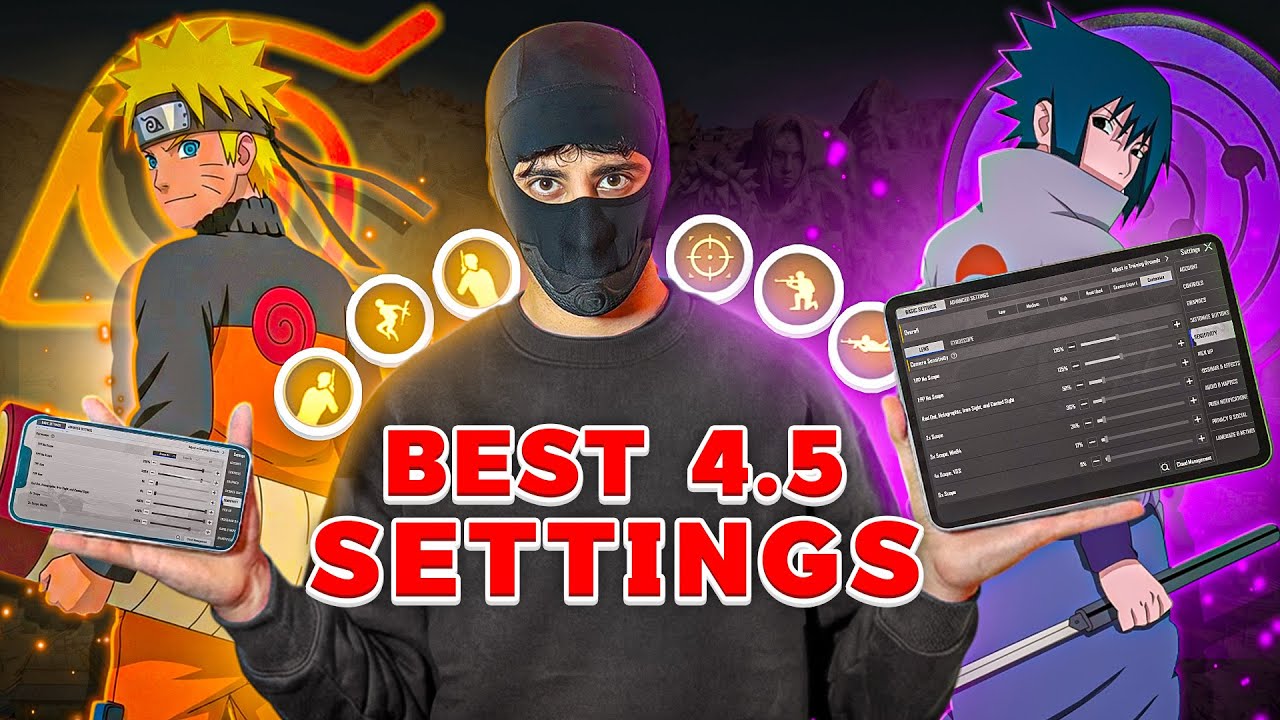 Best 4.5 Settings for Phone & iPad 🔥 | أفضل إعدادات بعد التحديث للجوال والآيباد❗️