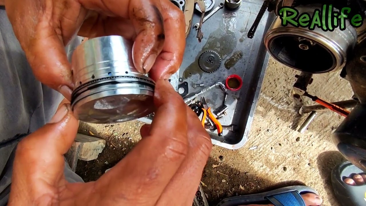 Upgrade ng makina,. installing 53mm block sa honda wave100