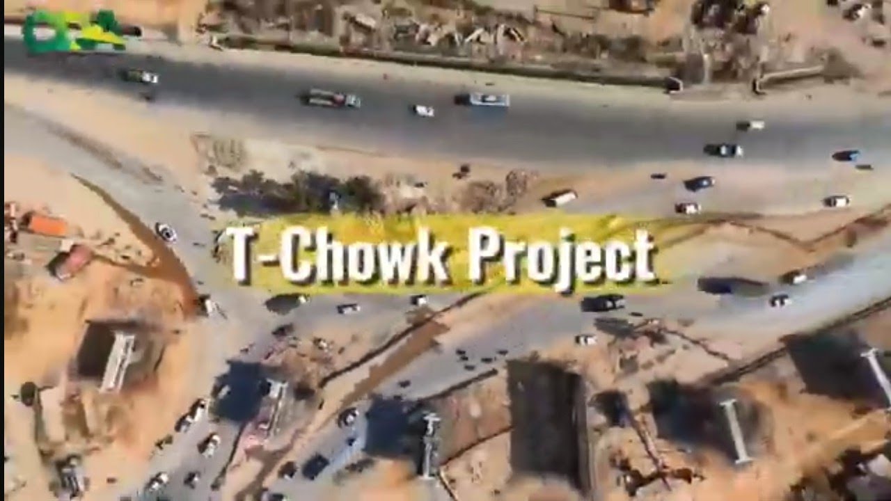 🚧 Drone Visuals of T-Chowk Flyover Project Showcasing Remarkable On-Site development