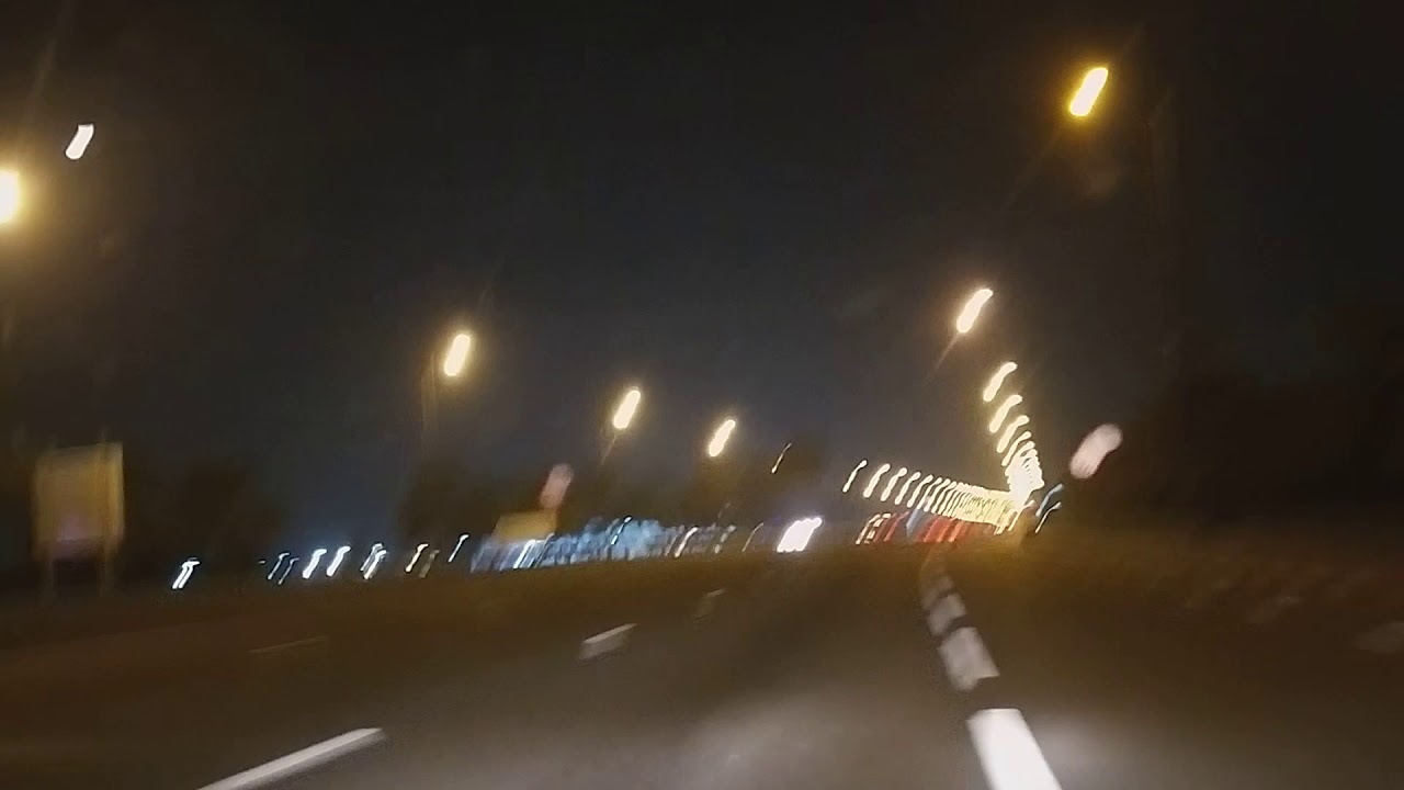 Beautiful Night View of Sharjah Airport