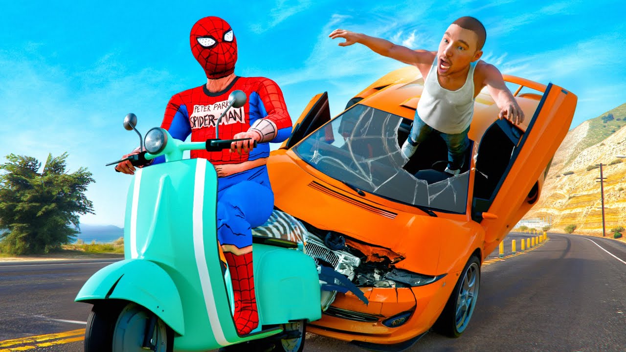 ПРИВАРИЛ СКУТЕР К ЗЕМЛЕ И ВОТ ЧТО ПОЛУЧИЛОСЬ #4-  GTA 5 RP