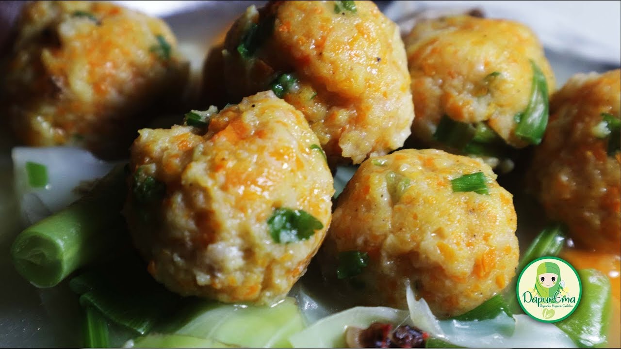 Cara Membuat Bakso Ikan Campur Wortel | Dapur Ema