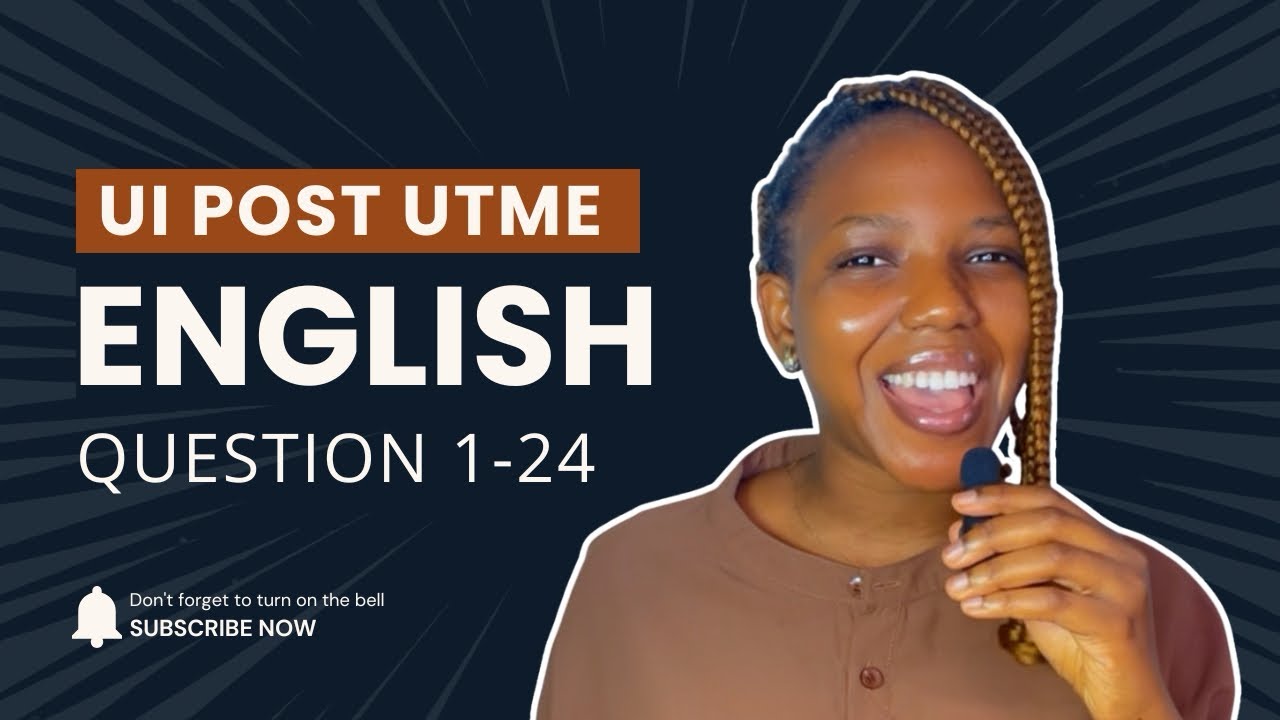 UI Post-UTME English Practice Questions