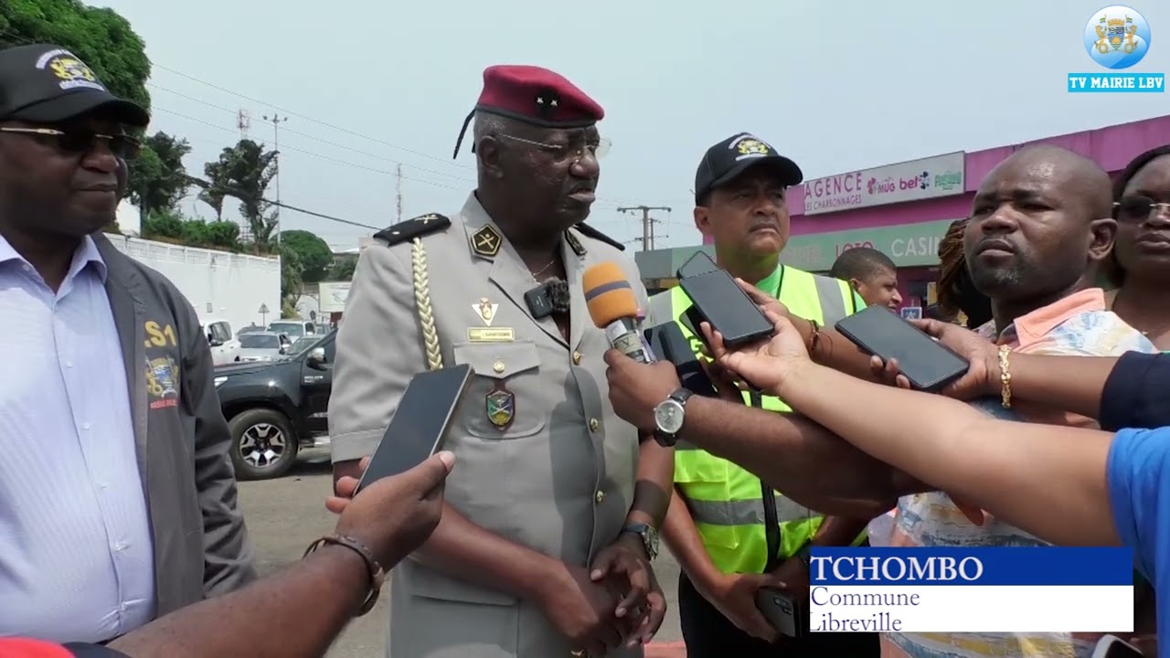 LE DELEGUE SPECIAL EN MISSION D'INSPECTION SUR 4 SITES DE LA VILLE DE LIBREVILLE