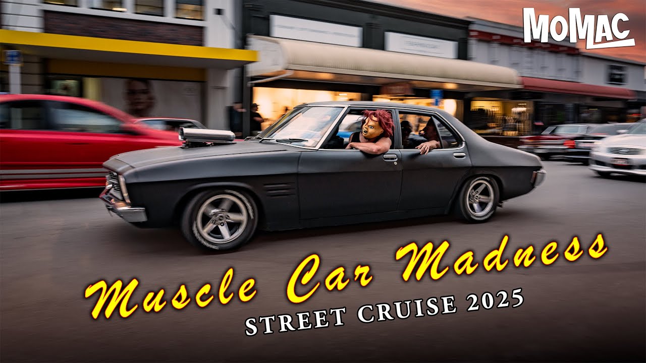 Muscle Car Madness 2025 | The Best Hot Rod Street Parade - Rangiora, New Zealand