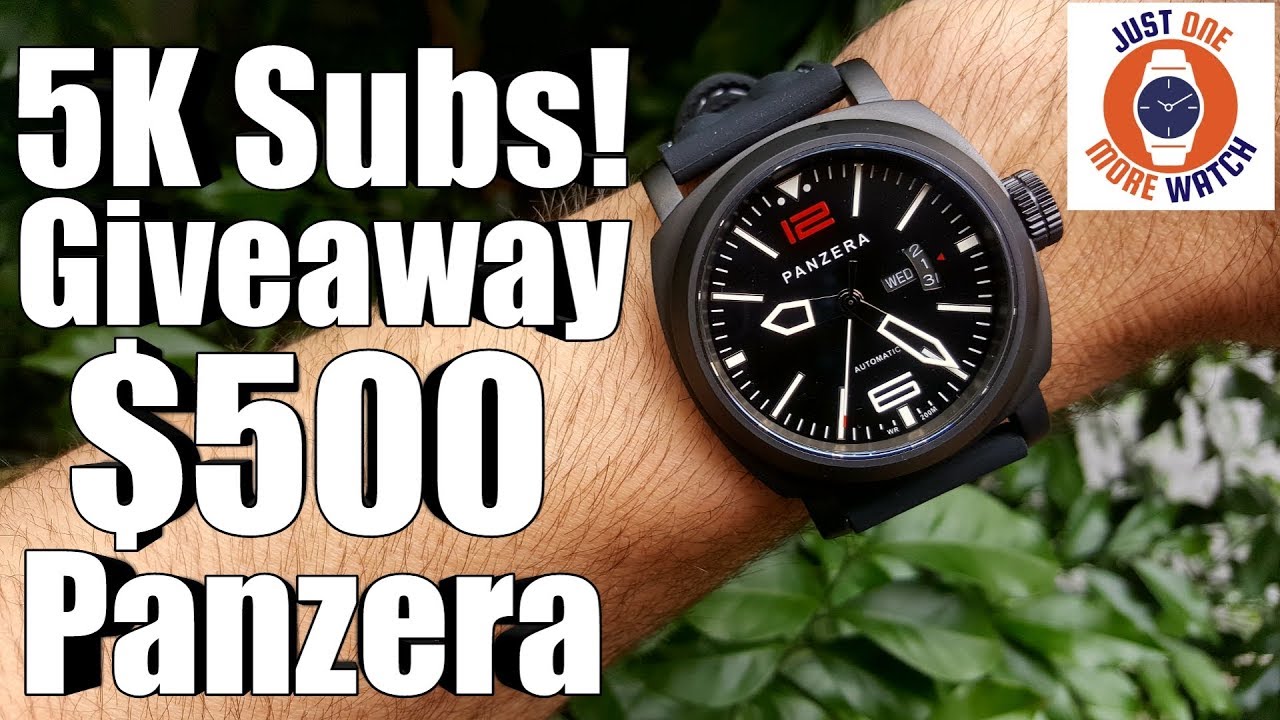 Subscriber Giveaway! $500 Aussie Panzera Aquamarine 45