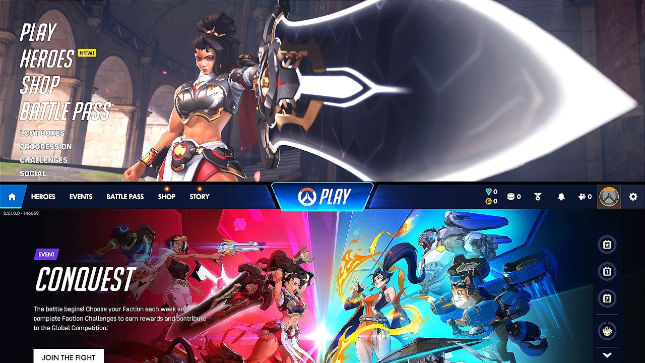 Overwatch 2 vs Overwatch (2026) - UI Comparison