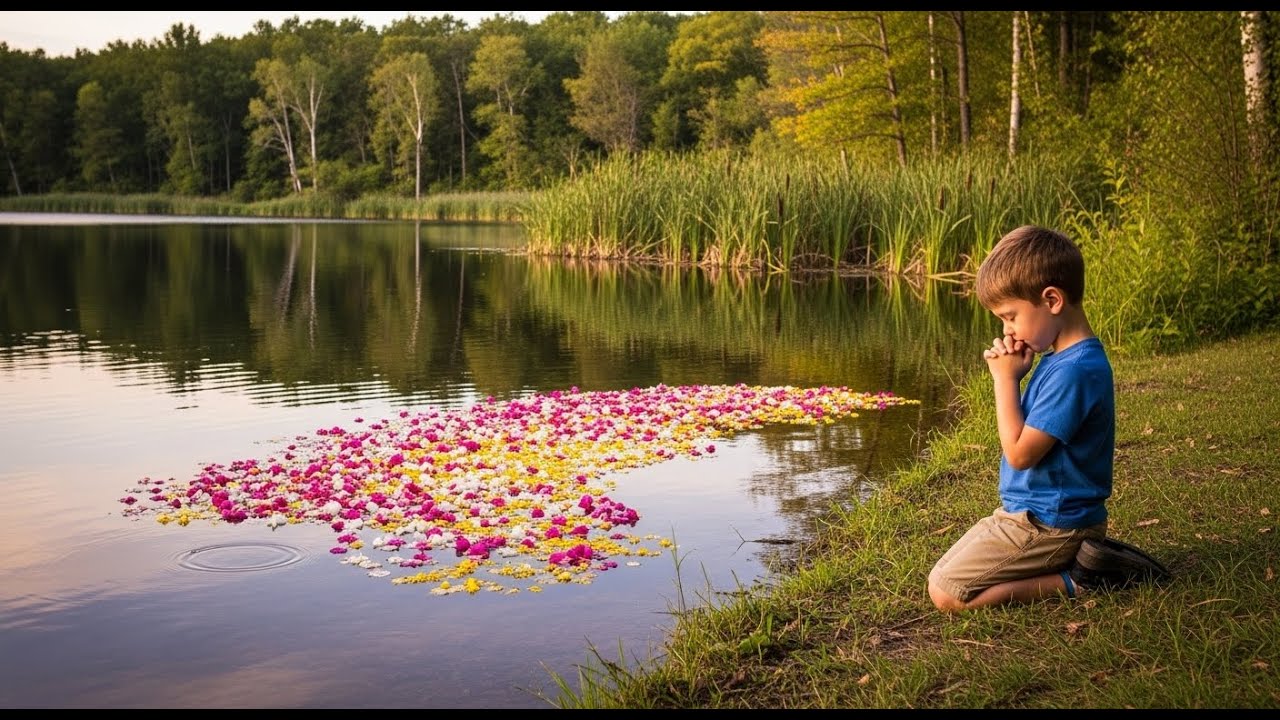 Serene Morning Prayer with Gentle Words of Faith, Grace, and Hope