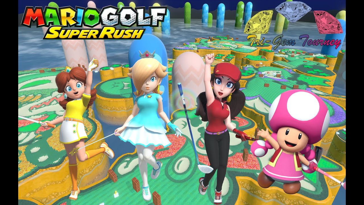 Mario Golf: Super Rush - Tri Gem Showdown - Event 4 - Tag Race