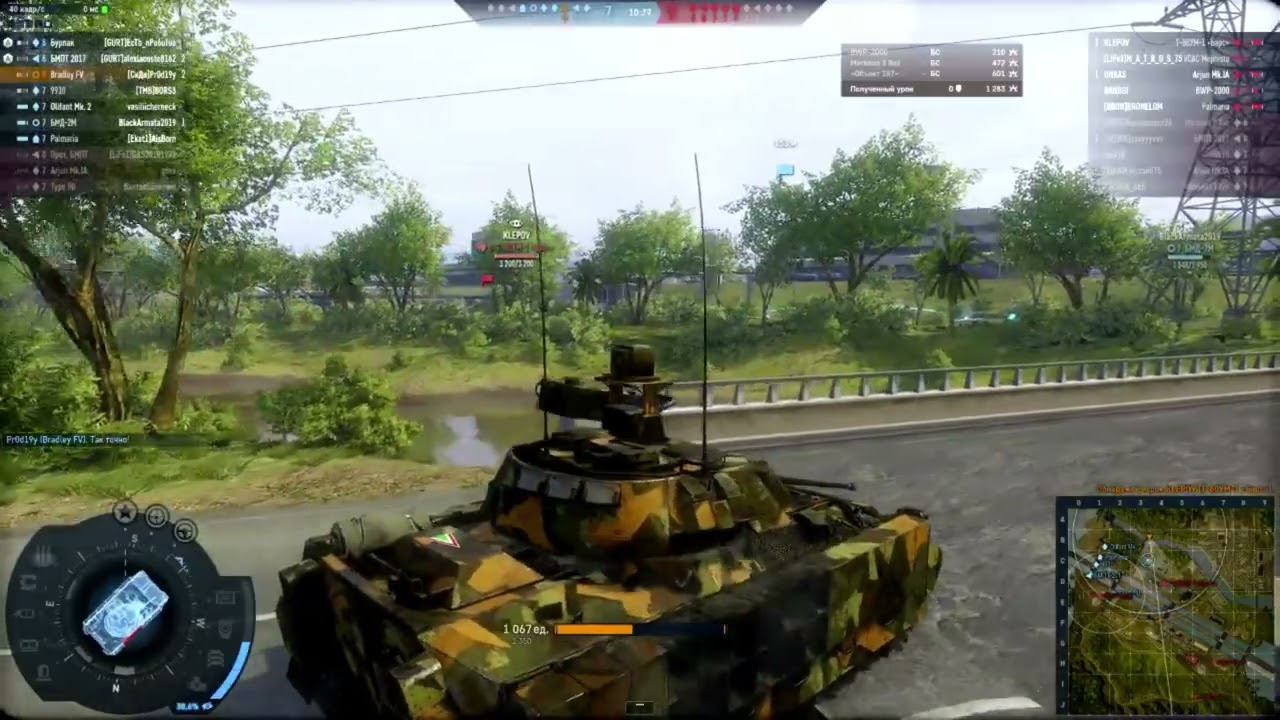 Bradley FV — бой под Drum'n'Bass. Толпа вернулась и вломила красным Armored Warfare