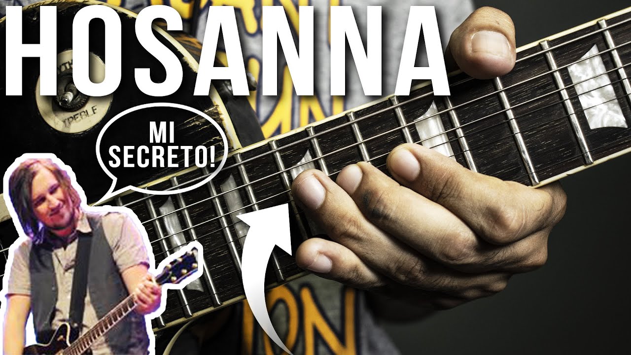 Te Enseño el SOLO de HOSANNA identico a JUSTIN LOOSE 🔥