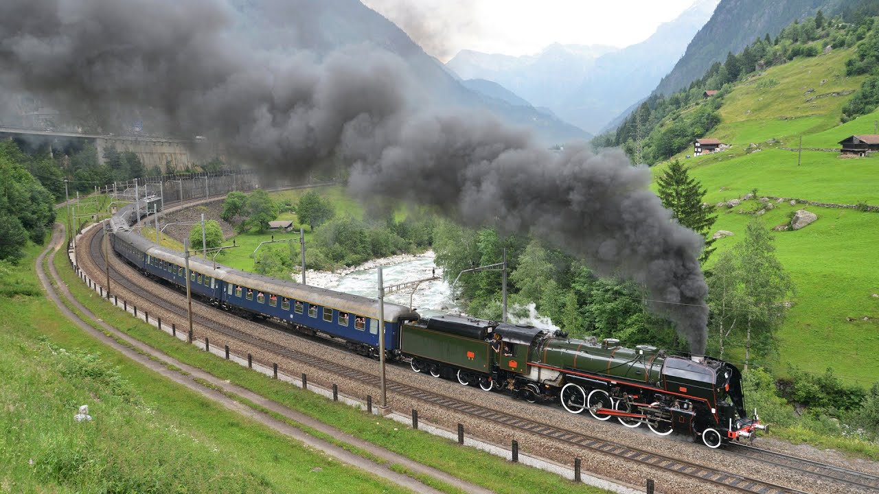 Dampfspektakel am Gotthard - Juin 2015 - Pacific 01 202/01 150 - Mikado 141R1244