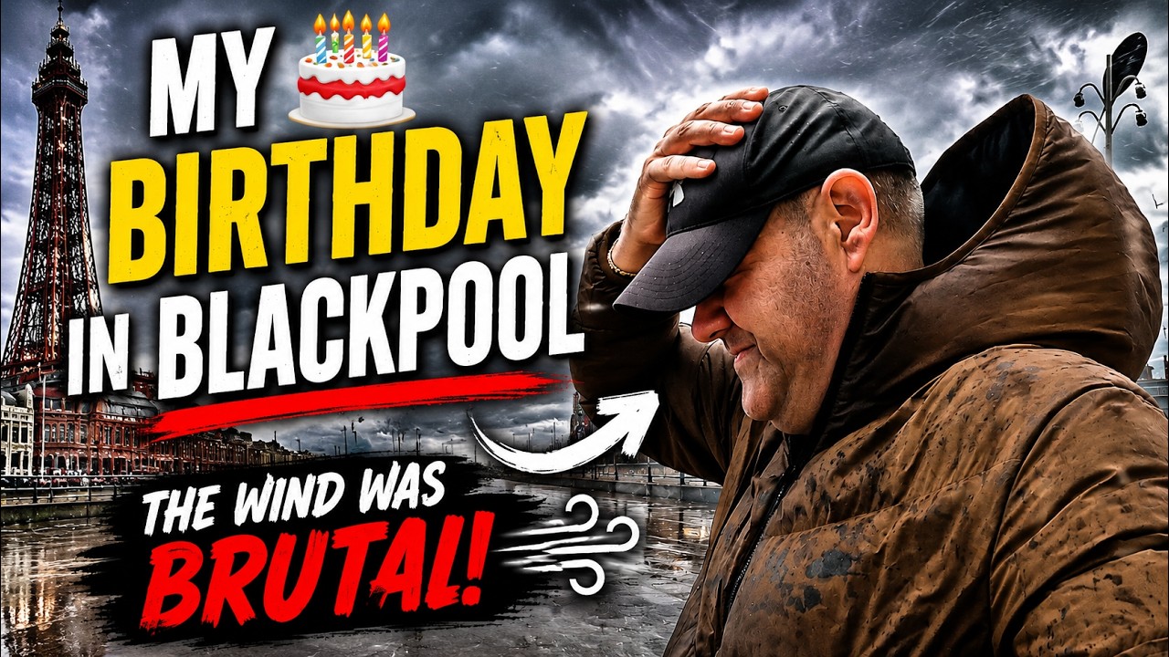 🎂 Блэкпул пытался сдуть меня в мой день рождения! 🌬️😂