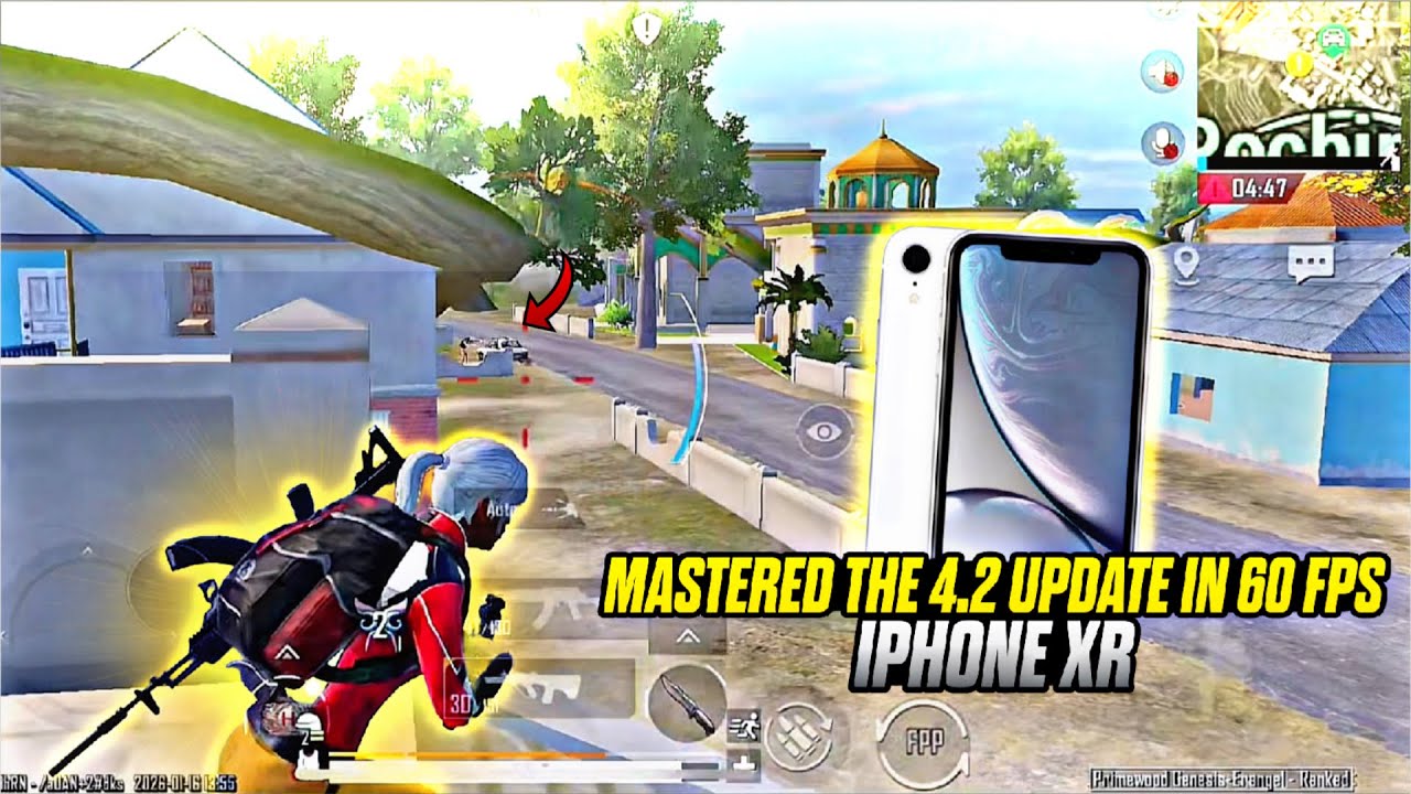 MASTERED THE 4.2 UPDATE IN 60 FPS ☠️ IPHONE XR BGMI/PUBG TEST🔱