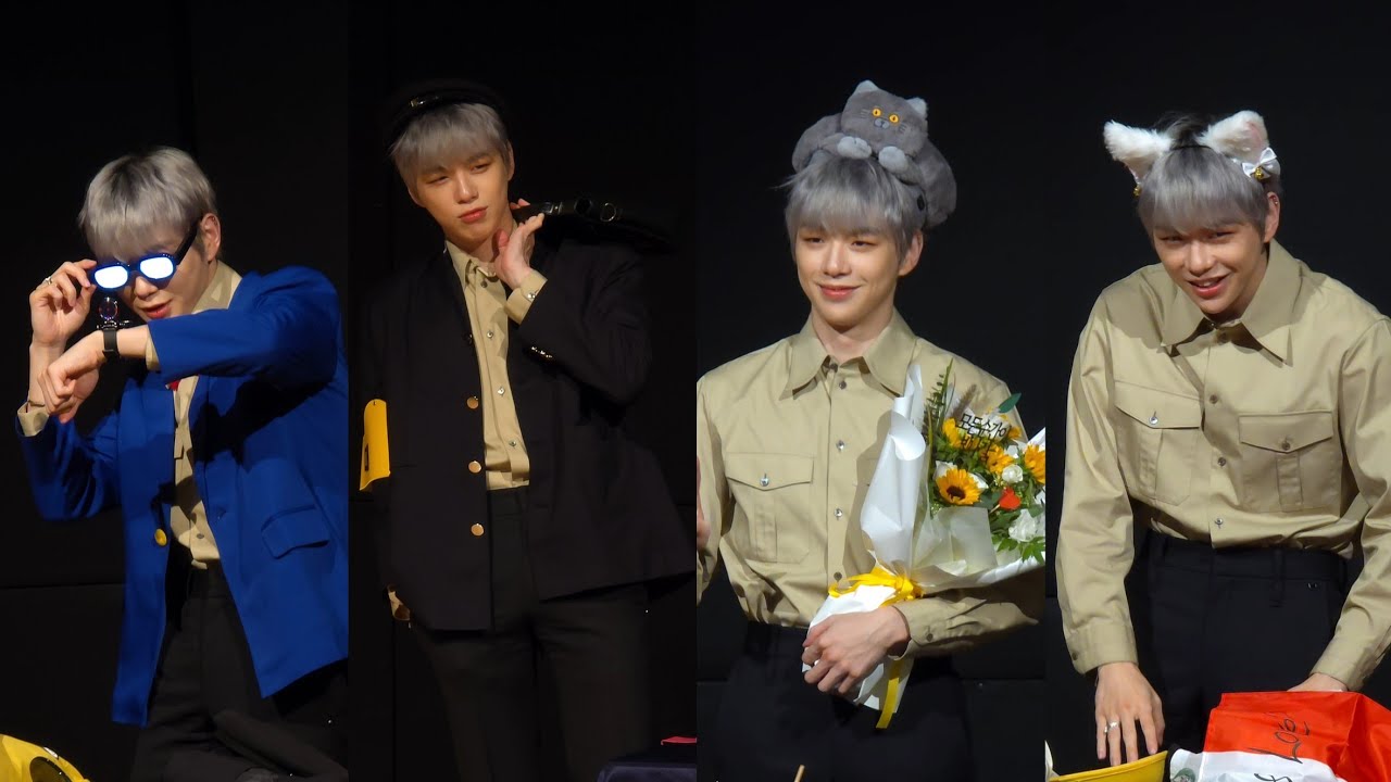 241004 GU 뮤직 강다니엘 KANGDANIEL 팬싸인회 마지막 팬사템 착용 & 인사 Full 영상