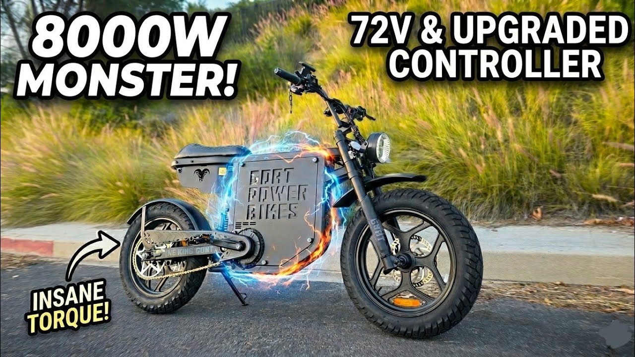 King Goat 72V 8000W – NEW Controller = INSANE Torque Upgrade!
