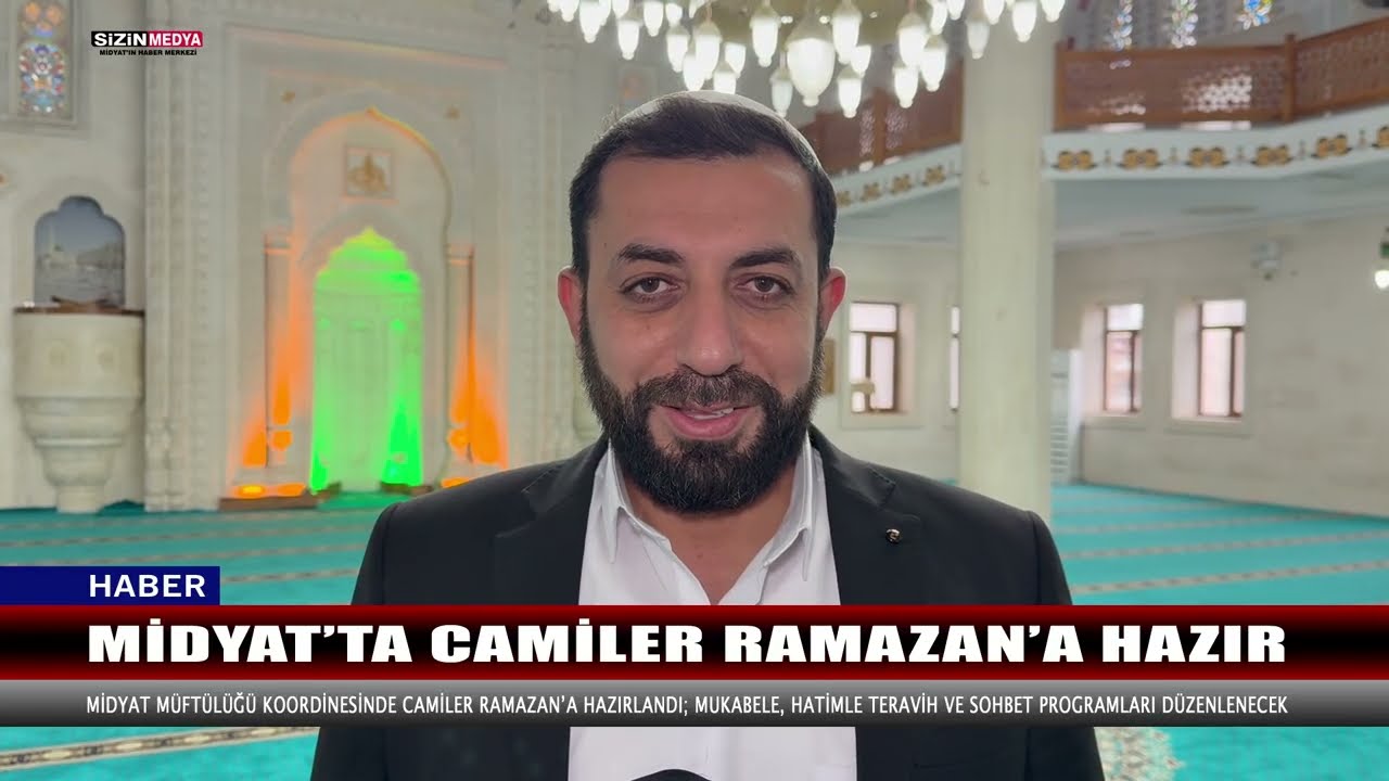 MİDYAT’TA CAMİLER RAMAZAN’A HAZIR
