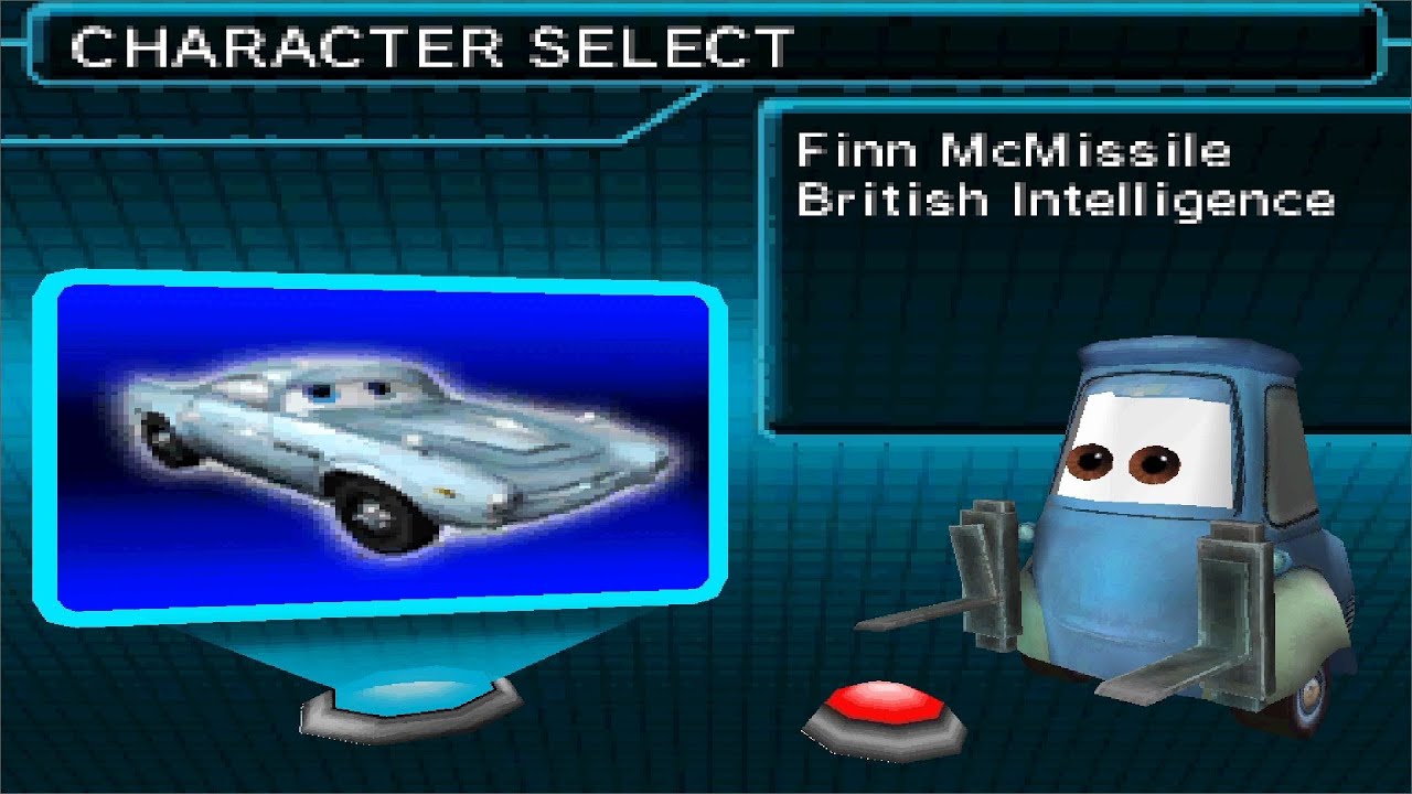 Cars 2 DS - Finn McMissle Gameplay (DeSmuMe)