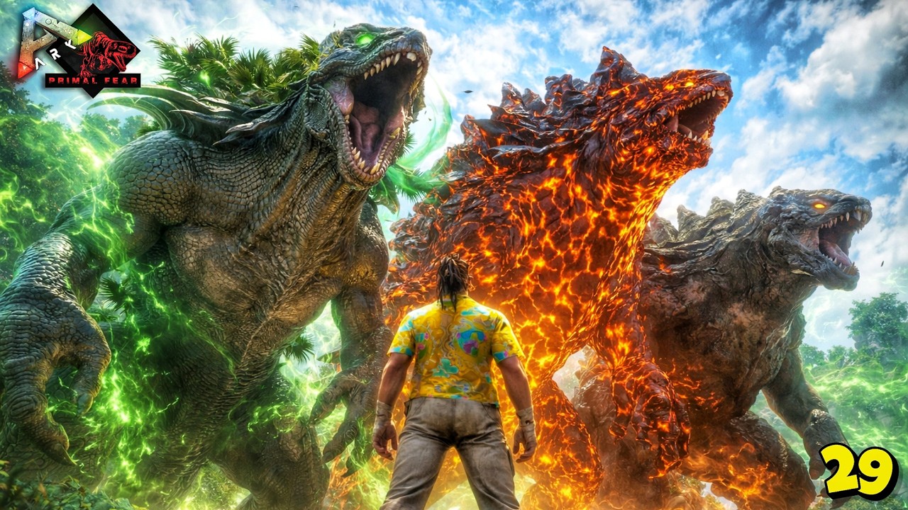 I Built A COLOSSUS BIONIC REX ARMY for REVENGE 😈 Plasma Boss Fight 🔥 ARK Primal Chaos & Nemesis #29