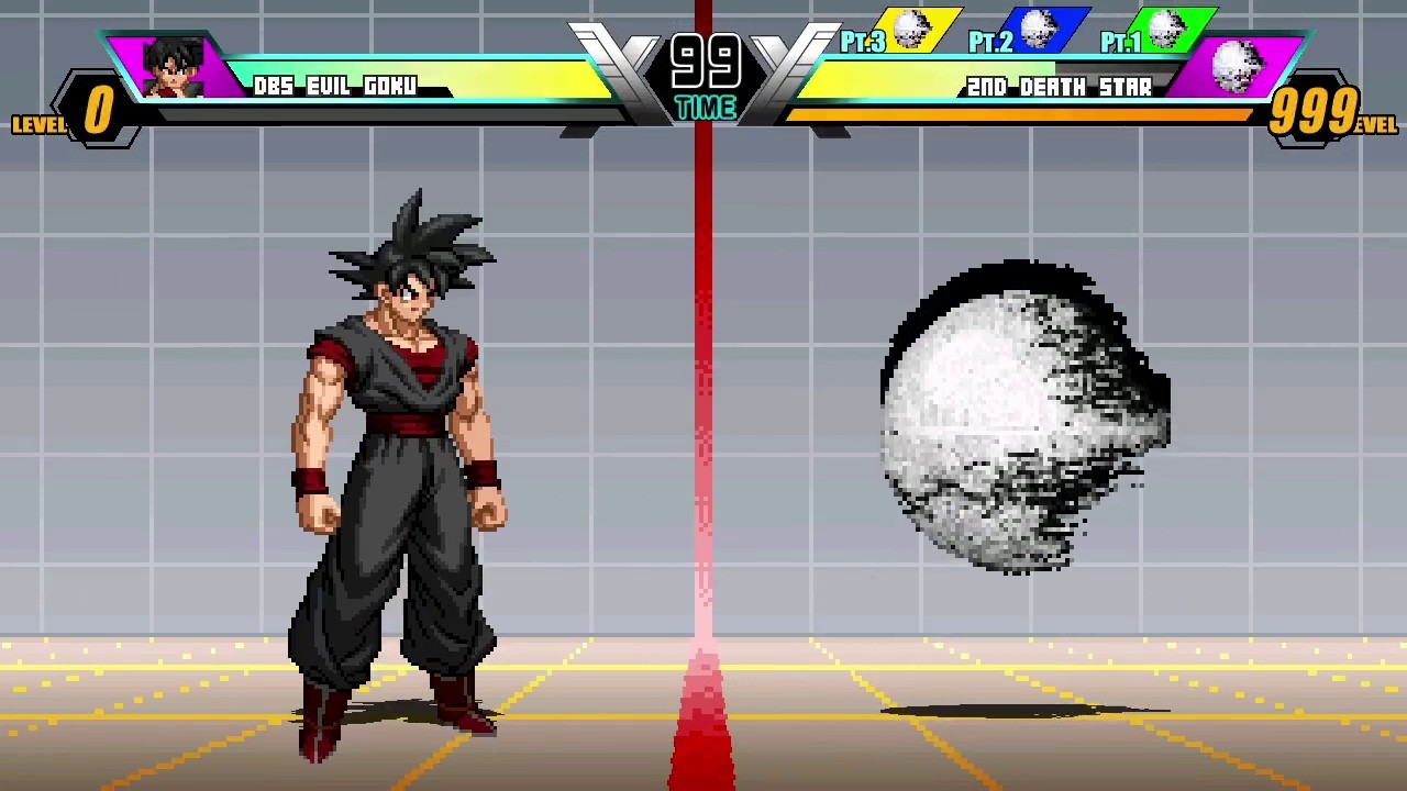 Evil Goku vs Death Star II | Saiyan of Destruction vs Galactic Superweapon | Jump Force Mugen V6