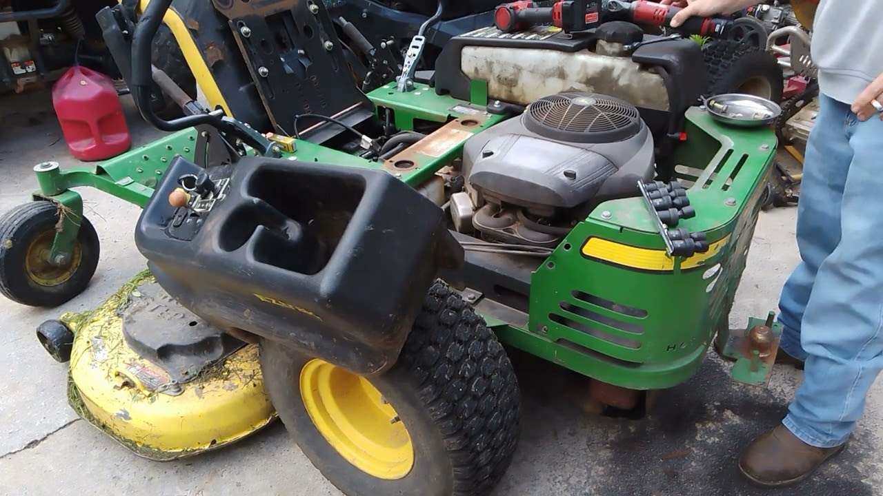 John Deere z425 part 1