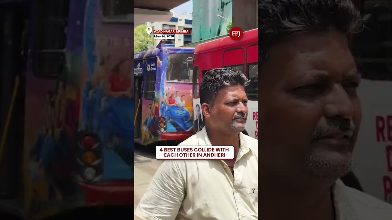 4 BEST Buses Collide In Andheri West, Conductor Loses Life
